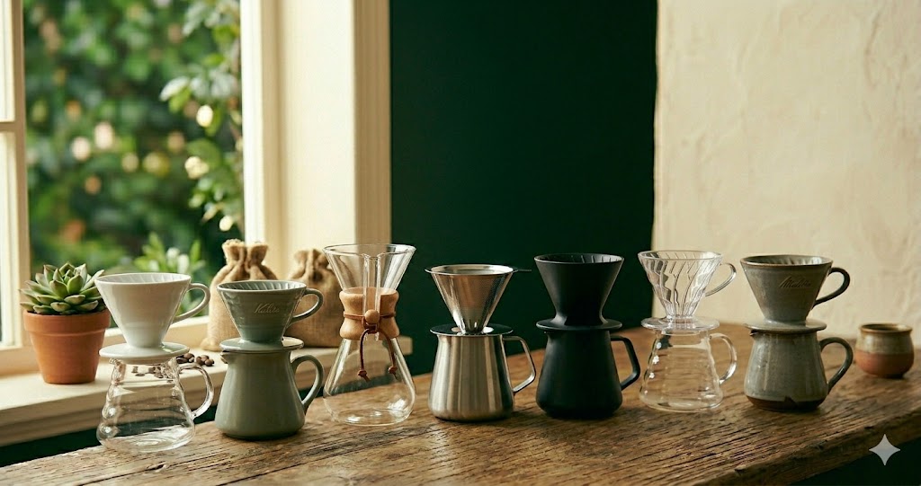 濾杯怎麼選?V60、Kalita、聰明濾杯與扇形濾杯一次比較